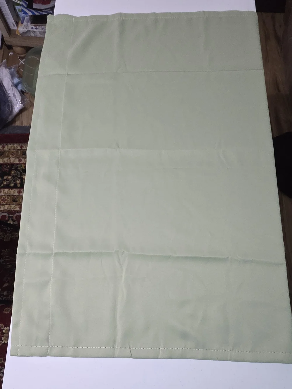 Elegant Light Green Curtain Panel - Soft Drapery